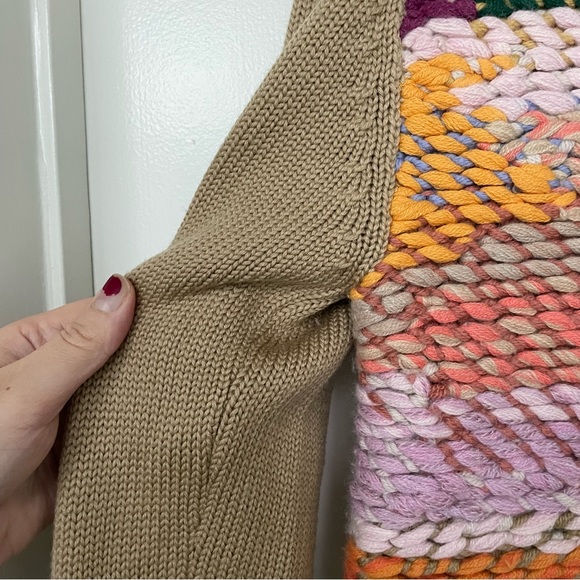 CHLOE Chunky Knit Multi-color Runway Sweater \\ S - Picture 7 of 14